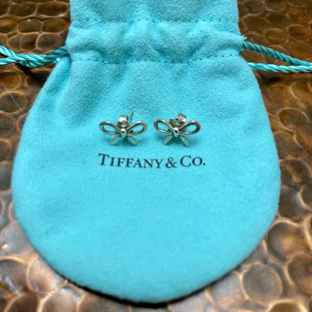 Tiffany & Co. Bow Stud Earrings